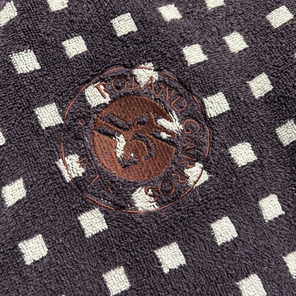 Roland Garros Paris 2009 Full Beach Towel Carre Blanc French Tennis Player Sport - Picture 3 of 9